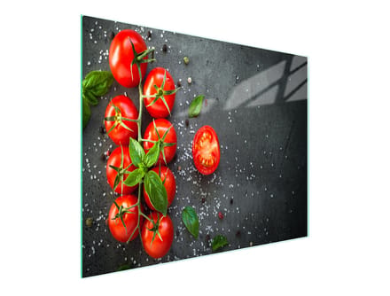 TMK ArtDeko Serie - Snijplank - 52x30 cm - Hartglas - Pomidor Thema