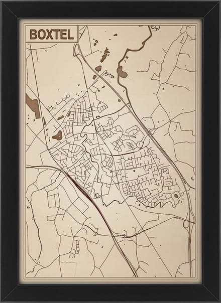 Decoratief Beeld - Houten Van Boxtel - Hout - Bekroned - Bruin - 21 X 30 Cm