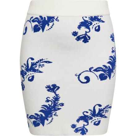 IZIA Rock Dames Wol Wit Blauw