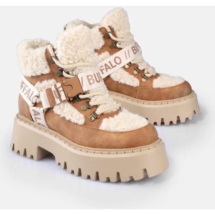 Buffalo Laars - ASPEN COM MID - EU36 tot EU41 - voor Vrouwen - beige-bruin
