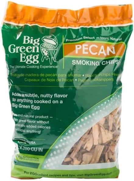 Green Egg Houtsnippers wood chips Big Pecannoot | Groen
