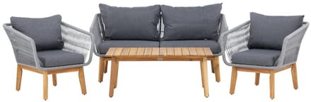 Svea - Helena loungeset - acacia/grijs