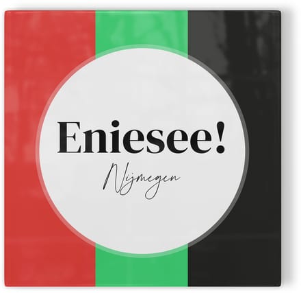 Tegeltje NEC Eniesee! - tegeltje voetbal - tegeltje met tekst
