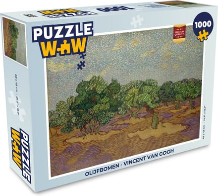 Puzzel Olijfbomen - Vincent van Gogh - Legpuzzel - Puzzel 1000 stukjes volwassenen