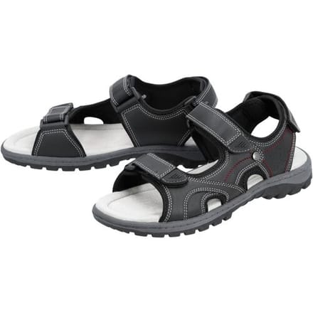 ESMARA MEN Heren sandalen (Zwart, 43)