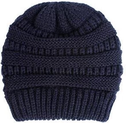 Baby Muts met voering - Navy - 3-12 mnd