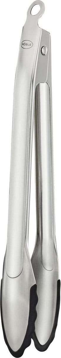 Rösle Kitchen/universal tongs lockable 30 cm Steel/Silicone