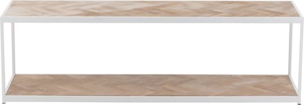J-Line salontafel Zigzag - hout/metaal - naturel/wit