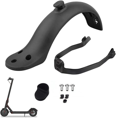 Xiaomi M365 / M365 Pro achterspatscherm met accessoires Zwart