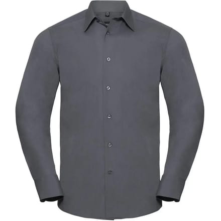Chemise met lange mouwen op maat in popeline Russell Athletic