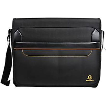 Exacompta Exactive laptoptas, voor laptops tot 14", documenten tot DIN A4, B 380 x D 100 x H 305 mm, polyester, zwart