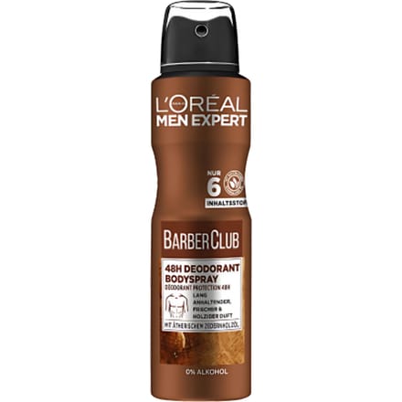 LâOrÃ©al Men Expert Barber Club Deodorant Spray â 150ml