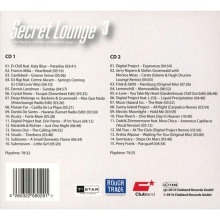 Various Artists - Secret Lounge 3 (2 CD)