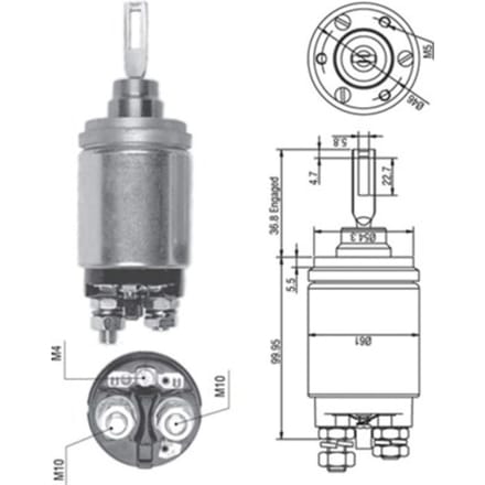 Magneetschakelaar, starter MAGNETI MARELLI 940113050259