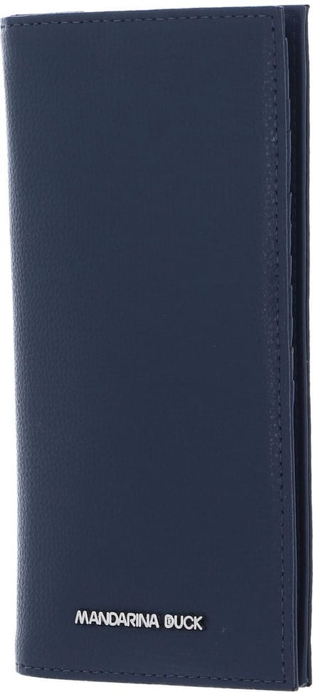 MANDARINA DUCK Leren Portemonnee Mellow Urban Wallet Avio Donkerblauw