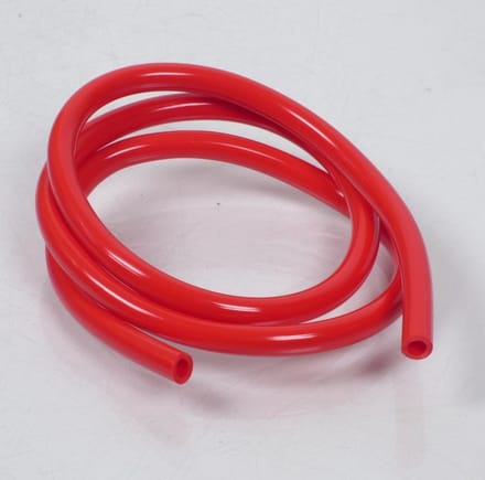 benzineslang voor auto ø6x10mm per 1m / rood nieuw