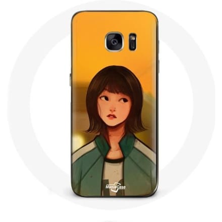 Case voor Samsung Galaxy S7 Edge Squid Game Ji Yeong Nummer 240