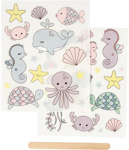 CC Rub-on Sticker Oceaan 12x15 cm 2 vellen