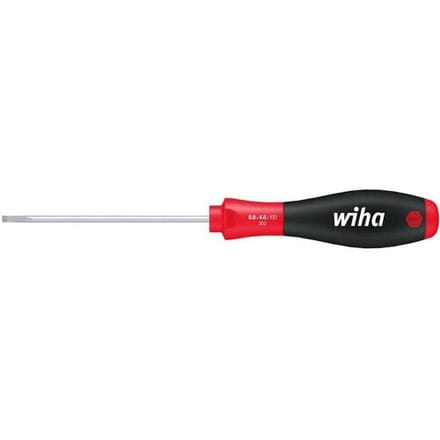 Wiha Schlitzschraubendreher lang 5,5x1,0x200/311mm Soft-Finish Werkplaats Platte schroevendraaier Kopbreedte: 5.5 mm Koplengte: 200 mm DIN ISO 2380