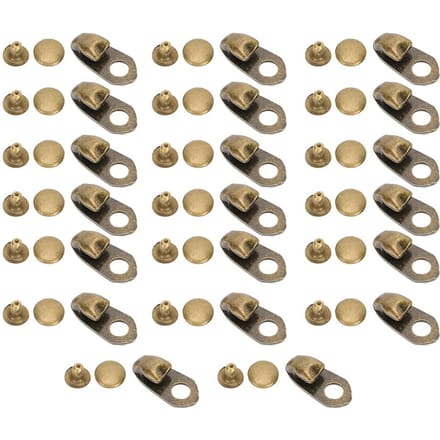 Legering Laarzen Haak Klinknagels met Tape Brons Wandelschoenen Sluitstuk Kledingaccessoires beige