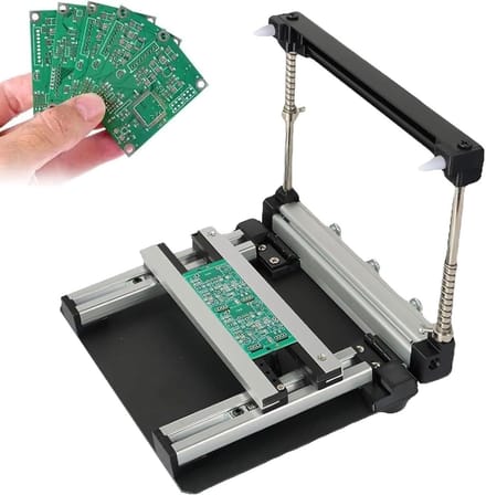Zeefdruk Tafel - Stencil Printer - PCB Prototyping - Verstelbare Dikte - 10cm - Aluminium