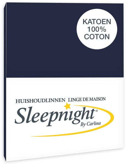 Sleepnight Kussensloop Katoen Marine - 65 x 65 cm - [Blauw]