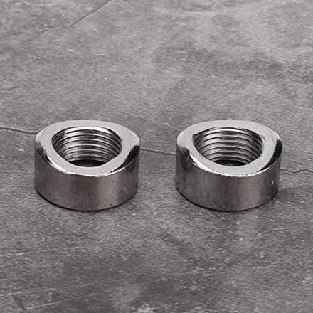 Draadmoer voor zuurstofsensor, 2 stuks, roestvrij staal, M18 x 1.5, geschikt voor auto en motor