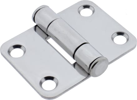 Luikscharnier - 49x37x2 - Rvs 304 - Knoop boven