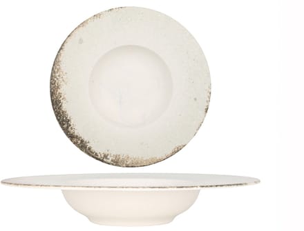 Kütahya Porselen Pastabord - Rustiground - Porselein - 27 cm (400cc) - set van 2