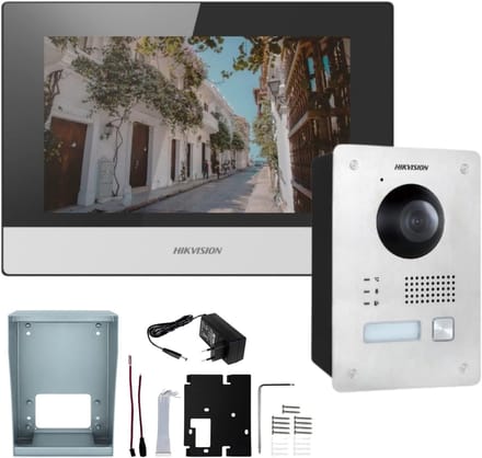 Video Intercom Systeem - Deur Communicatie - Veilige Toegang - Dubbele Draad Technologie - 25x7x5 cm