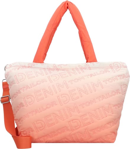 TOM TAILOR Schoudertas Lexa Zip Shopper Rose Zalmroze