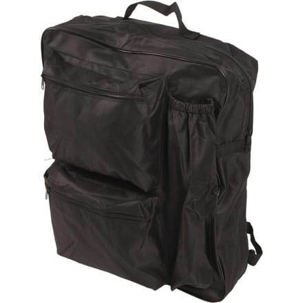 Sac à dos noir pour fauteuil roulant, sac de rangement étanche de grande capacité pour déambulateur black