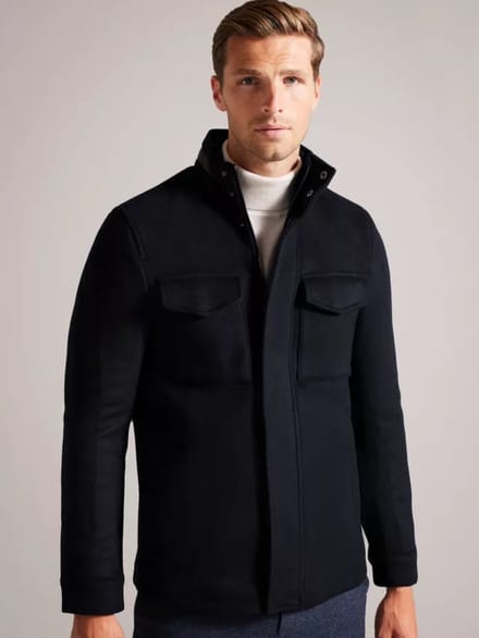 Ted Baker - MMO-KNOWL - Funnel neck field jacket maat 5