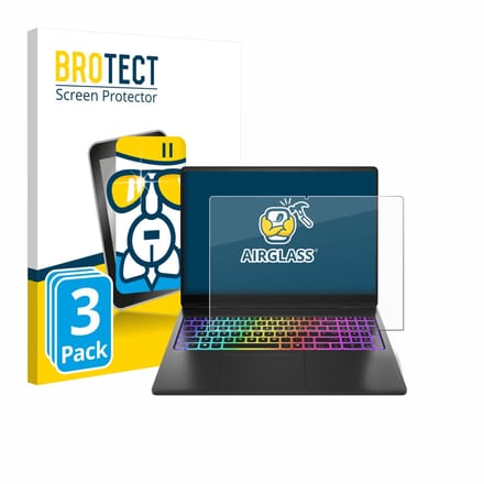 Screenprotector 3 Stuks voor HP Omen Max 16 Beschermglas transparant