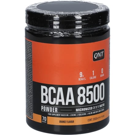 QNT BCAA powder 8500 | 70 servings | sinaasappel smaak
