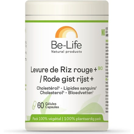 Be-Life Rode Gistrijst Bio 60 Capsules