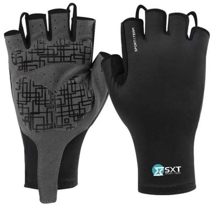 Sxt Pro Cycling Aero Korte Handschoenen Zwart XL