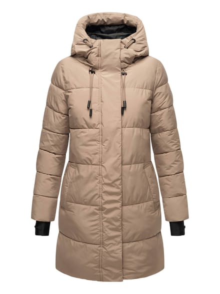 Marikoo dames winterjas met capuchon & fleecevoering – Kaituu