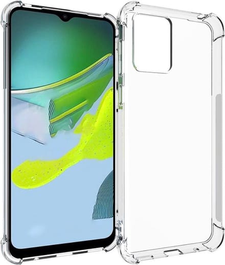 Silicone transparant shockproof gel hoesje Motorola Moto E13