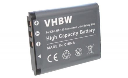 Camera accu compatibel met Casio NP-110 en JVC BN-VG212 / 750 mAh