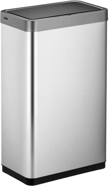Sensor Prullenbak 80L - RVS - Matzilver