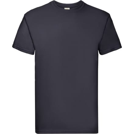 Fruit of the Loom Heren Super Premium T-Shirt (Deep Navy)