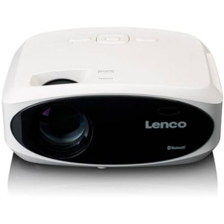 Lenco Beamer - Full HD 1080P - Projector met Bluetooth - LPJ-900WH Mini Beamer - Wit
