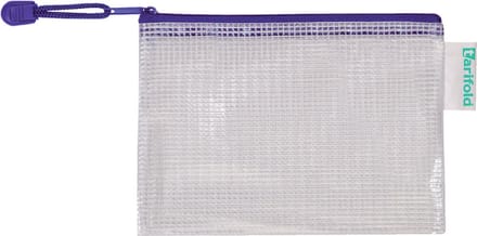 8 x Opbergtas Tarifold met rits - A6 - Blauw