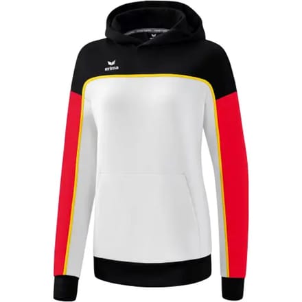 Erima Change Sweatshirt Met Capuchon Dames - Rood / Zwart / Wit | Maat: 40