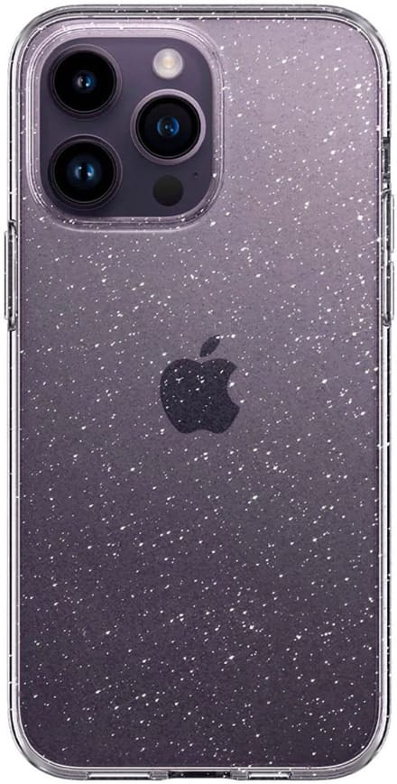 HappyCase iPhone 14 Pro Hoesje Flexibel TPU Glitter Print