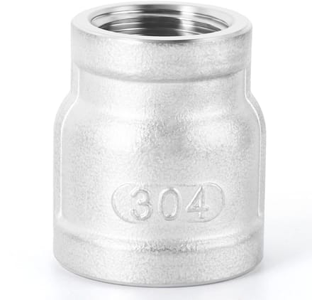 Dailygoods- Reductiekoppeling 1" x 1/2" Bsp - Roestvrij Staal 304