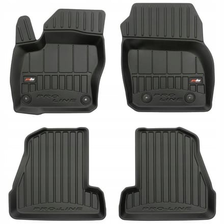 Frogum - 3D Pro-Line - Automatten Set - Geschikt voor FORD Focus Mk3 2010-2018 - 4-delig - Hoge Rand 6cm