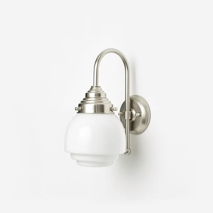 Wandlamp Gispen Vlak Meander Matnikkel - Art Deco Trade