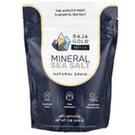 Baja Gold Mineral Sea Salt - Natural Grind - 454 gram